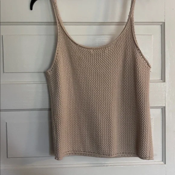 Nine West Taupe Knit Sweater Tank - Picture 3 of 4
